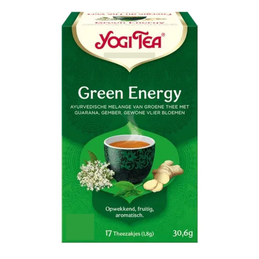 Yogi Tea Green Energy (17  theezakjes)
[mwwsrc:d2ee0d8a4584831bf64ccd5385f131594bcd75ee.jpg]