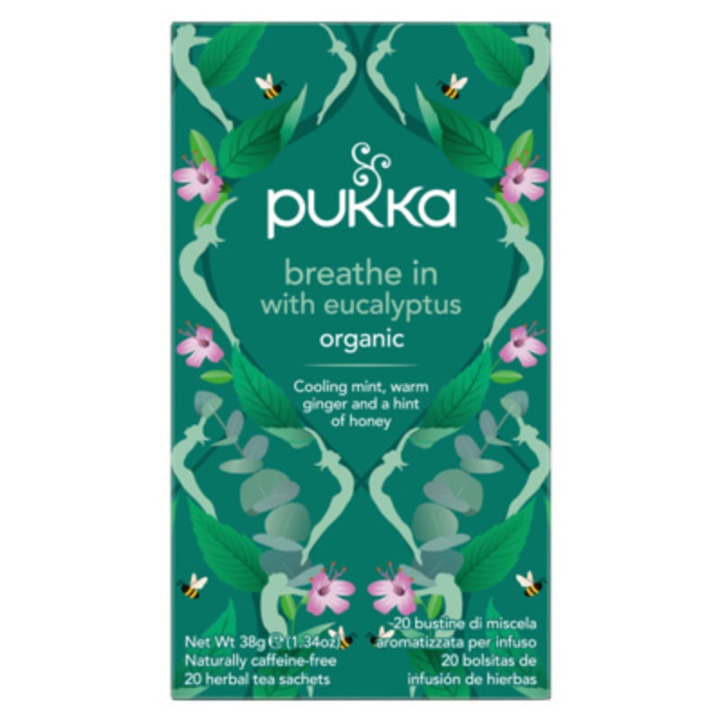Pukka Breathe in (20 theezakjes)
[mwwsrc:d5564a3ea9eccf6add732ba15e47ed3c358da4cd.jpg]