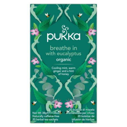 Pukka Breathe in (20 theezakjes)
[mwwsrc:d5564a3ea9eccf6add732ba15e47ed3c358da4cd.jpg]