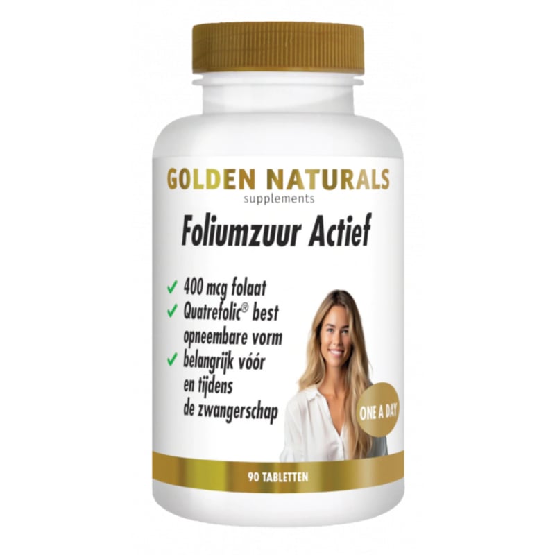 Golden Naturals  Foliumzuur Actief (90 vegan. tabl.)
[mwwsrc:d842b8be24df227868d6b97244b90249fc50dcb5.jpg]