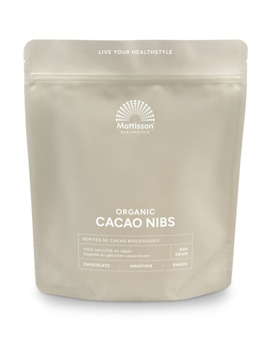 Mattisson Cacao Nibs (400 gram)
[mwwsrc:d9de85b59a436979bb7526b8812f388e7dd7d1cd.jpg]