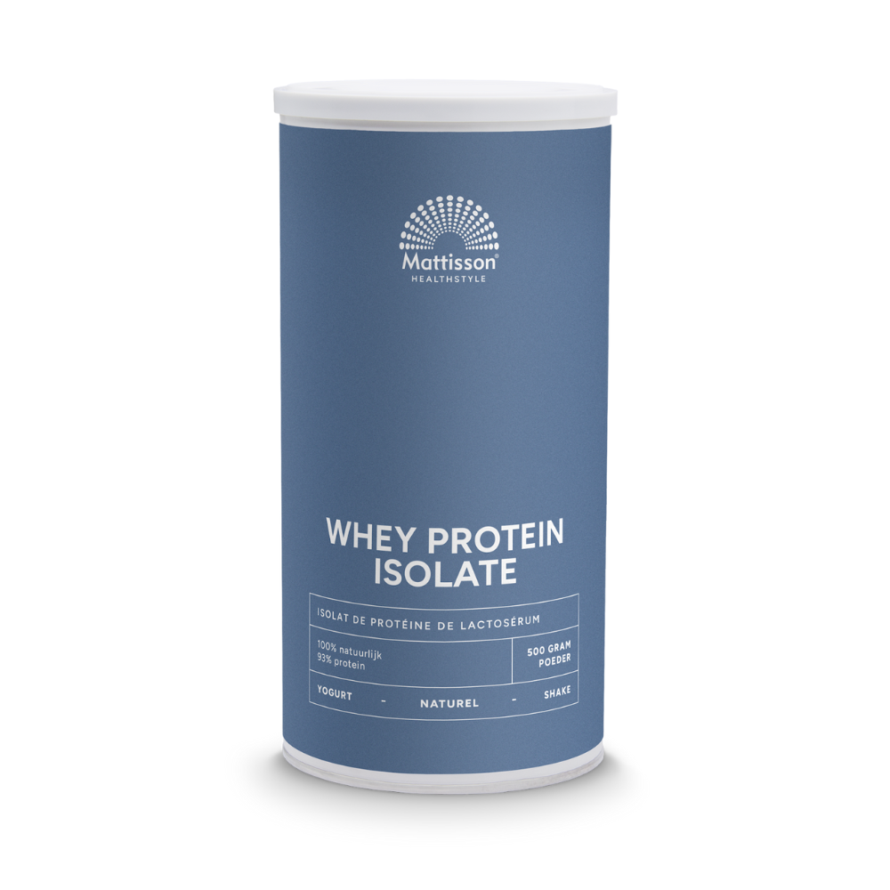 Mattisson Wei Proteine Poeder Isolaat 93% (500 gr.)
[mwwsrc:e1d939d81777ea7eac6e35dc806fa8048f3cd541.png]