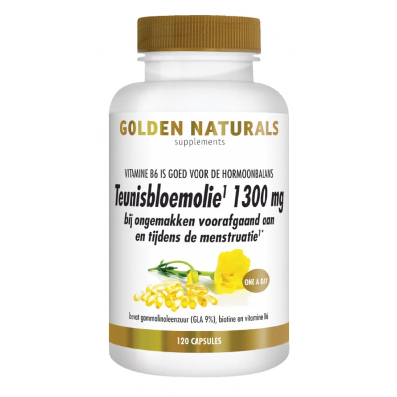 Golden Naturals Teunisbloemolie 1300mg (120 caps.)
[mwwsrc:e6a071a307b2d02ab23f9d4b17fbbe884052be77.jpg]