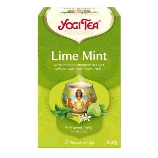 Yogi Tea Lime Mint ( 17 theezakjes)
[mwwsrc:ecb4df059c2cf38bf225d198d9512be2ae02a616.jpg]