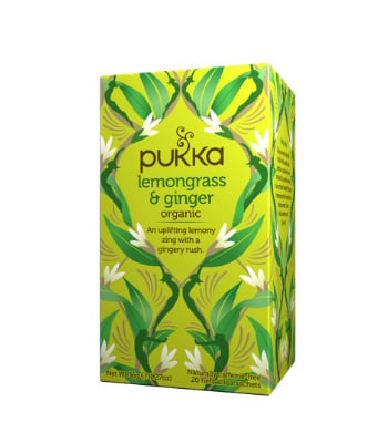 Pukka Lemongrass & Ginger (20 theezakjes)
[mwwsrc:f33073743561d1883efdaa529bf317064980c6de.jpg]