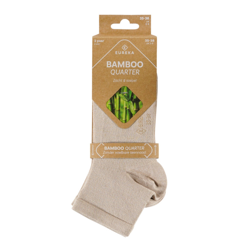 Eureka Bamboo Quarter Sand sokken 2 pak
[mwwsrc:f35da20fa381da3daf8a87c7a11b32321a2f5886.jpg]