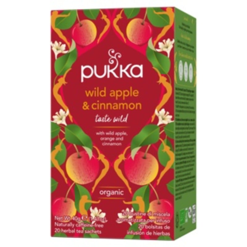 Pukka Wild Apple & Cinnamon (20 theezakjes)
[mwwsrc:f7dfb42379d3c2c7fdbe4777f9f9fe58dcc88b61.jpg]