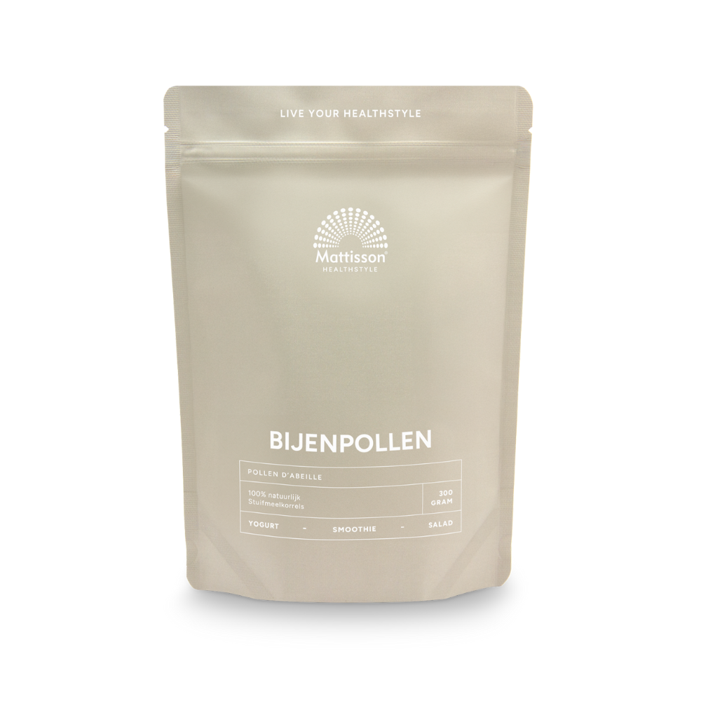 Mattisson Bijenpollen Stuifmeelkorrels (300 gr.)
[mwwsrc:fb4daaee33570c166cdb4a39174f89d61653b12d.png]