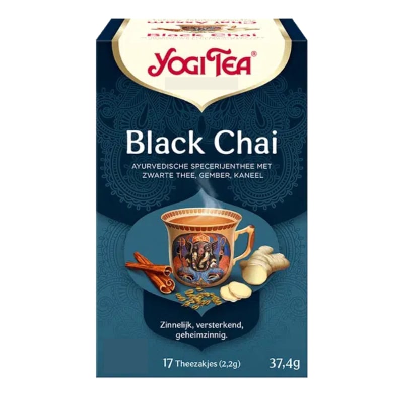 Yogi Tea Black Chai (17 theezakjes)
[mwwsrc:fb7348cfe9c55c498510c1e2159be7cab7f5c098.jpg]