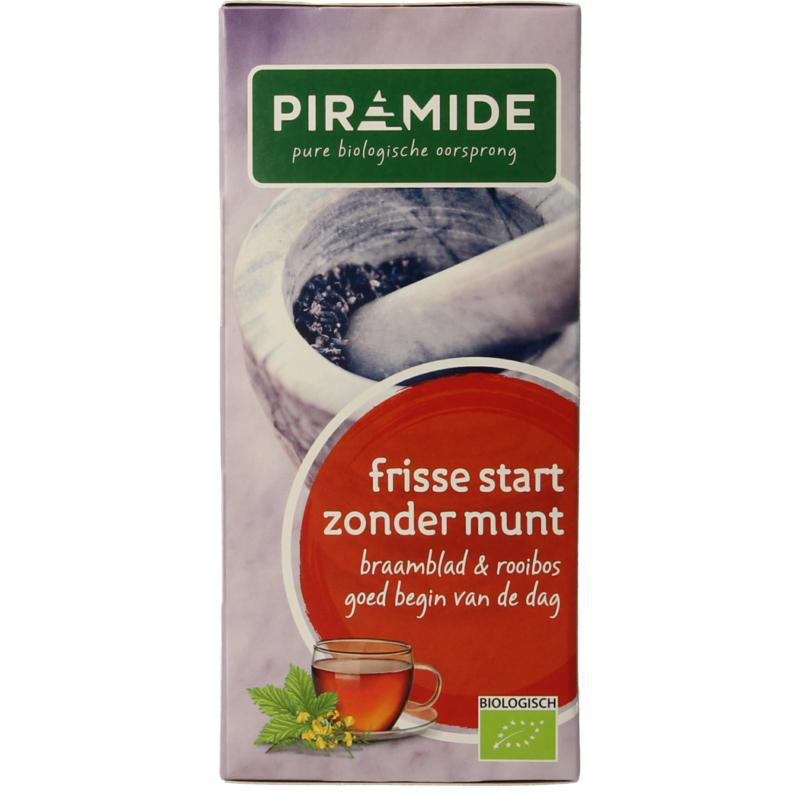 Piramide Frisse start zonder munt thee (20 theezakjes)