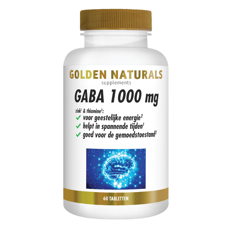 Golden Naturals GABA 1000 mg (60 vega. tabl.)
