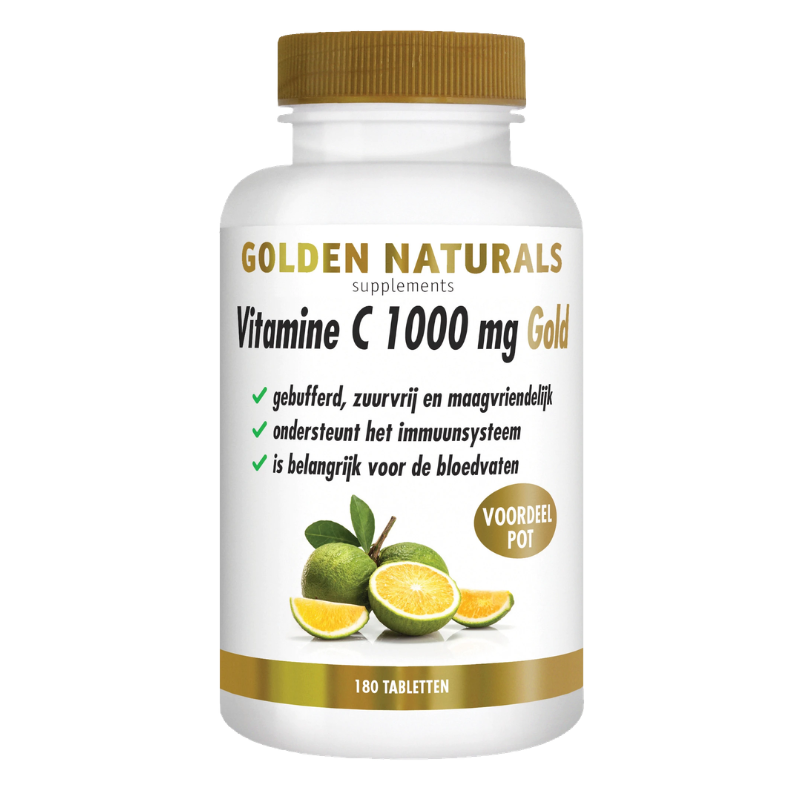 Golden Naturals Vitamine C 1000mg Gold (60 - 180 vega. tabl.)