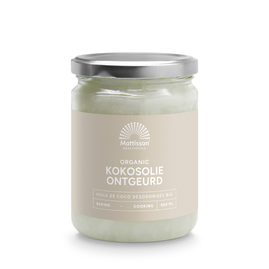 Mattisson Kokosolie geurloos (500 ml.)