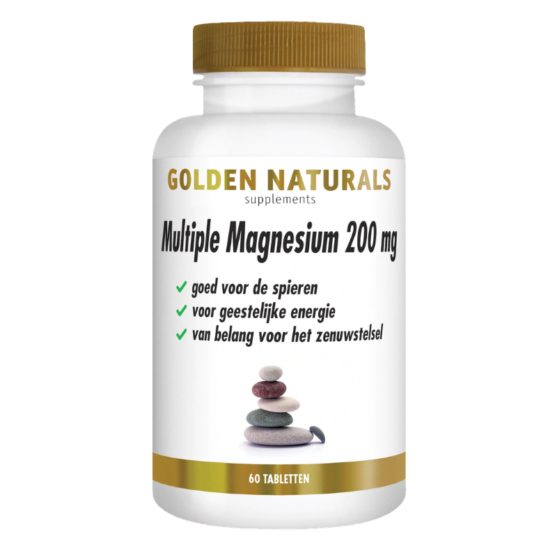 Golden Naturals Multiple Magnesium 200mg (60 - 180 vega. tabl)