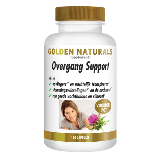 Golden Naturals Overgang  Support (60 - 180 vega. caps.)