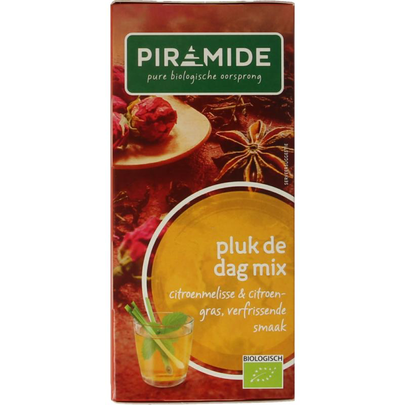 Piramide Pluk de dag mix thee (20 theezakjes)