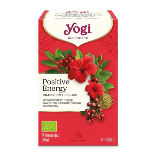 Yogi Tea Positive Energy Cranberry Hibiscus (17 theezakjes)