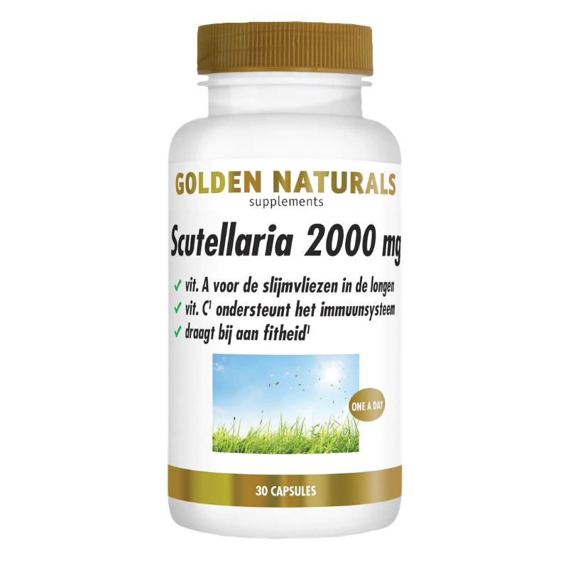 Golden Naturals Scutellaria 2000 mg (30 - 60 - 180 vega. caps.)