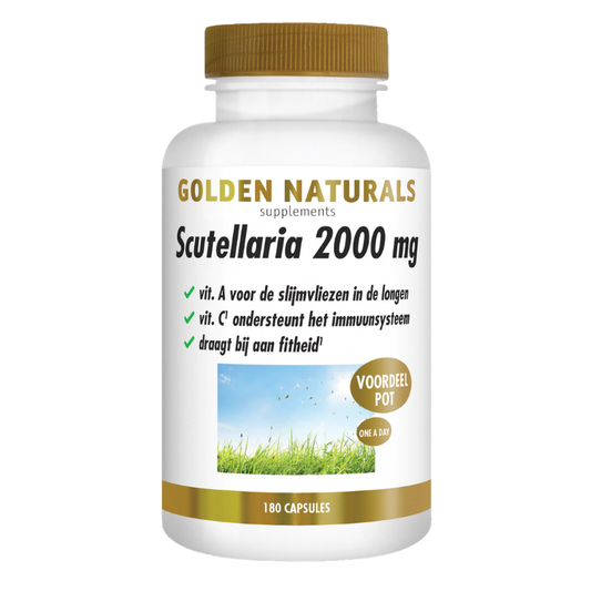 Golden Naturals Scutellaria 2000 mg (30 - 60 - 180 vega. caps.)