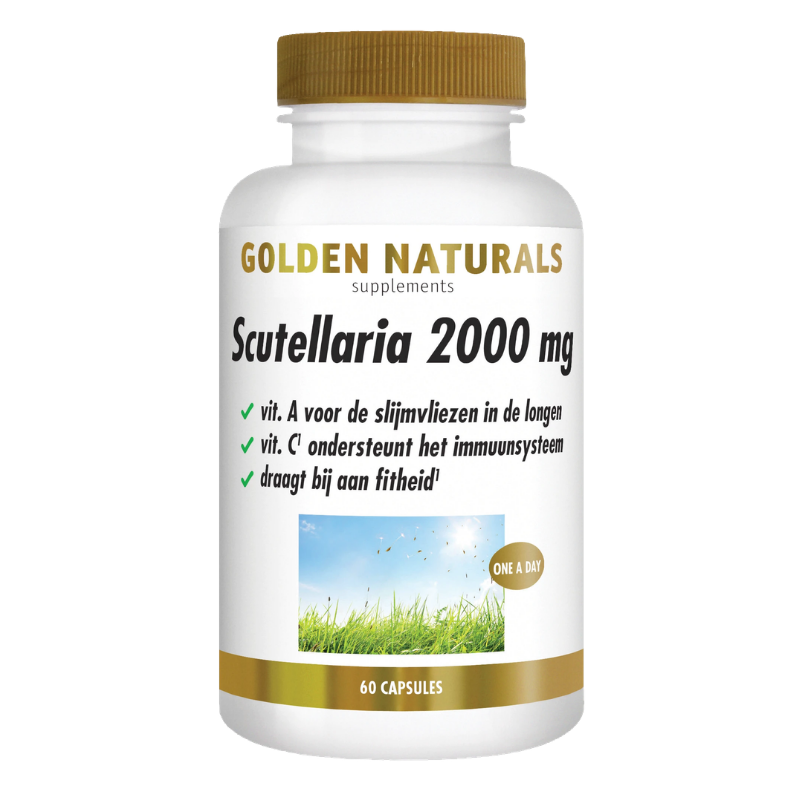 Golden Naturals Scutellaria 2000 mg (30 - 60 - 180 vega. caps.)