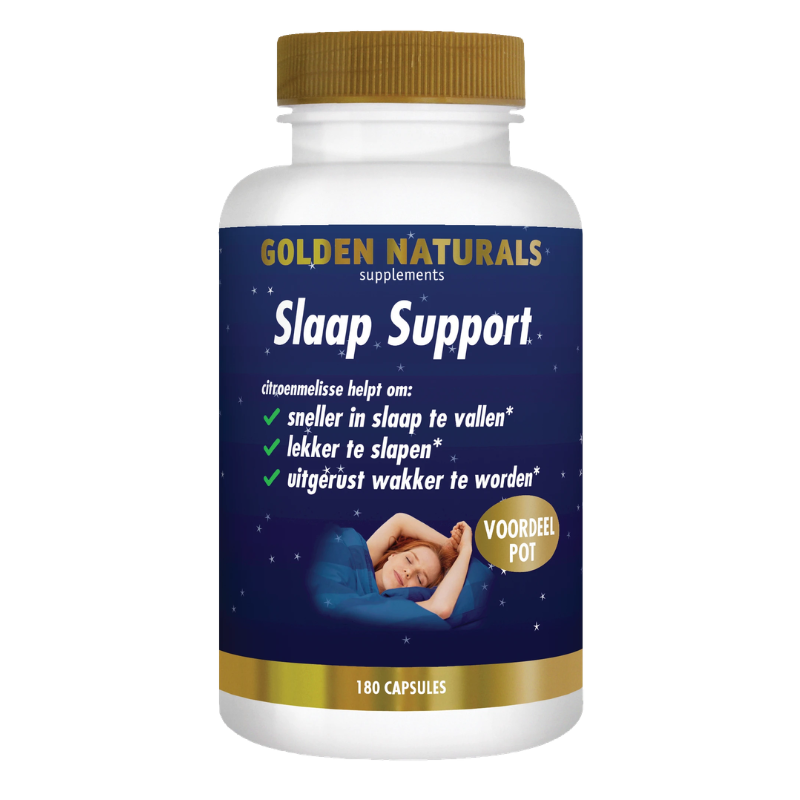 Golden Naturals  Slaap Support (60-180 vega. caps.)