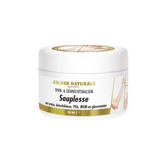 Golden Naturals Souplesse Spier- & Gewrichtsbalsem (200 ml)