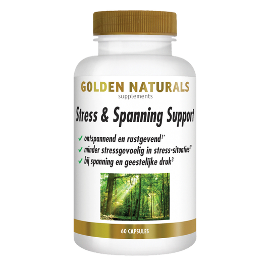 Golden Naturals Stress & Spanning Support (60 vega. caps.)