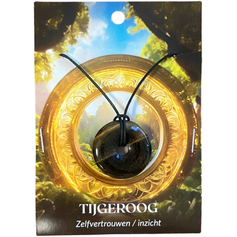 Tijgeroog donut hanger