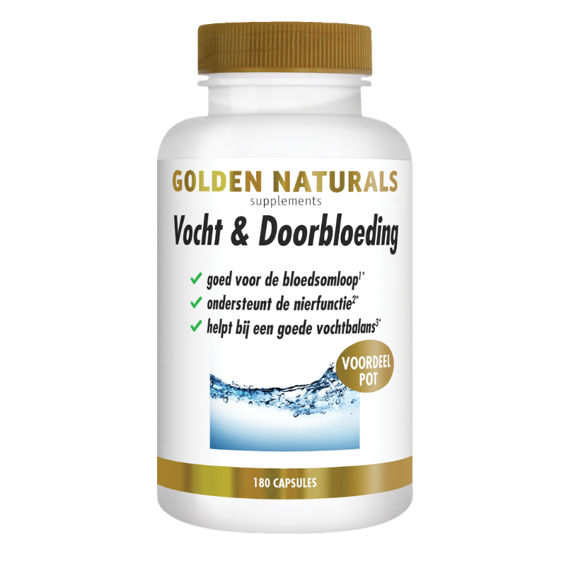 Golden Naturals Vocht & Doorbloeding (60 - 180 vega. caps.)