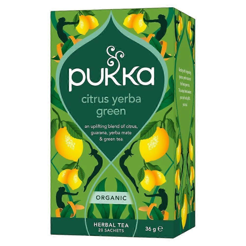 Pukka Citrus Yerba Green Mate (20 theezakjes)