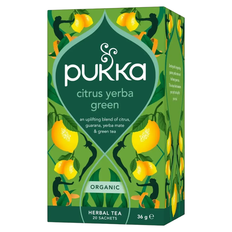 Pukka Citrus Yerba Green Mate (20 theezakjes)
