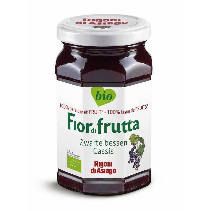 Fior di frutta Zwarte bessenjam (250 gram)
